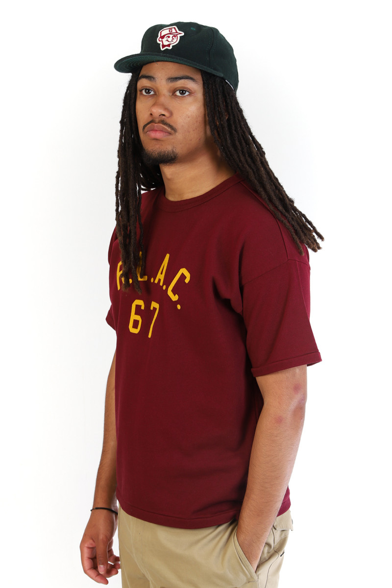 Vintage fit jersey graphic tee Classic wine