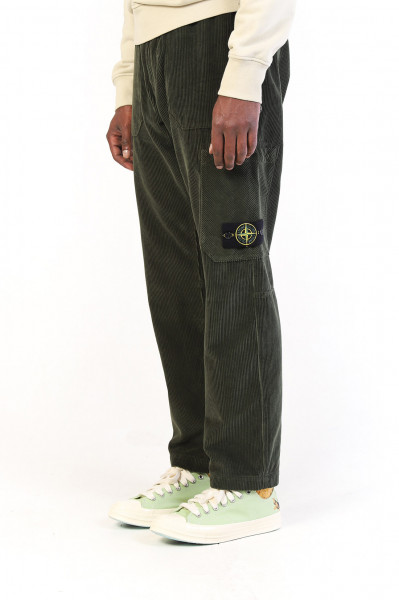 Stone island 32604 regular pant cord v0059 Muschio - GRADUATE STORE