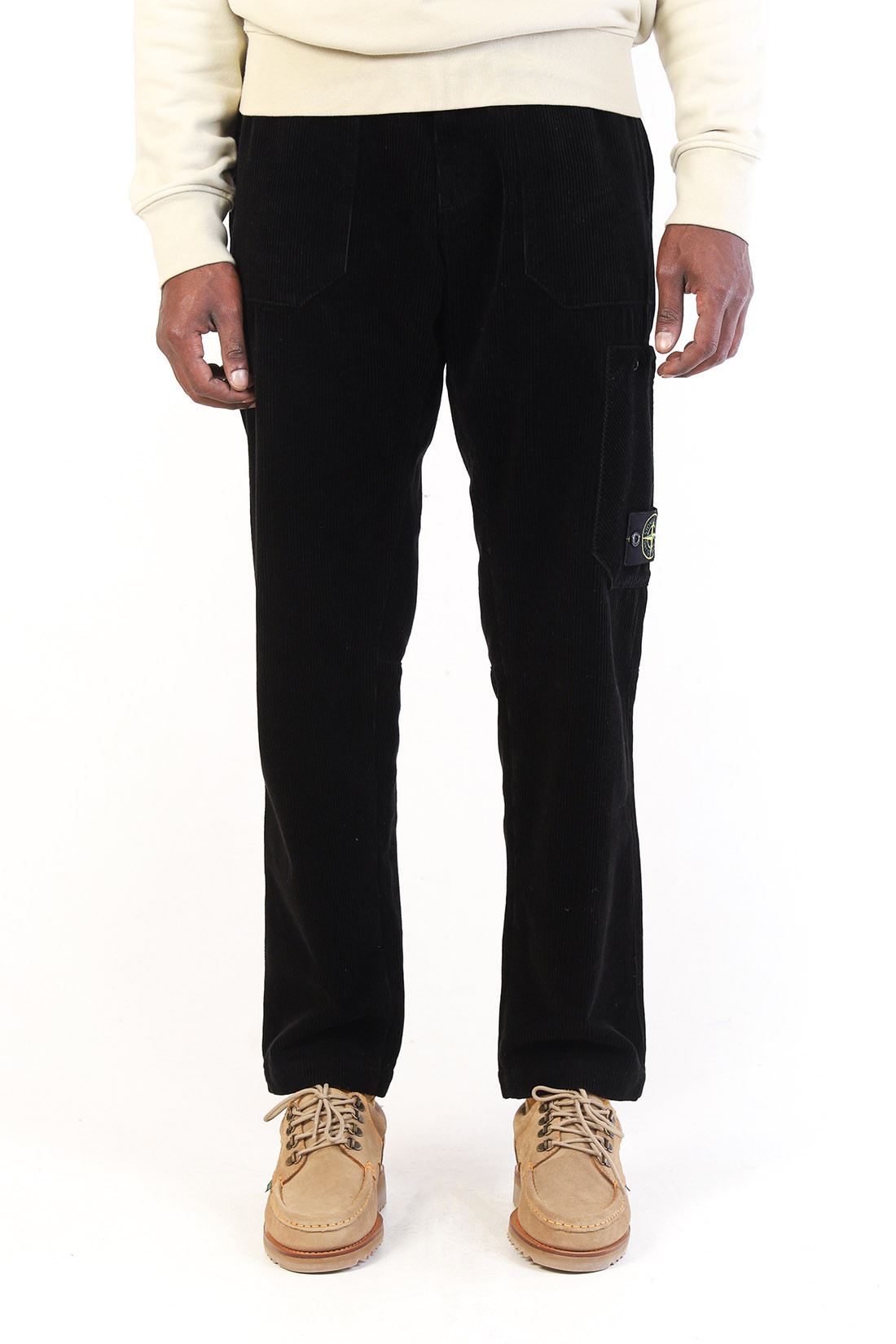 32604 regular pant cord v0029 Nero