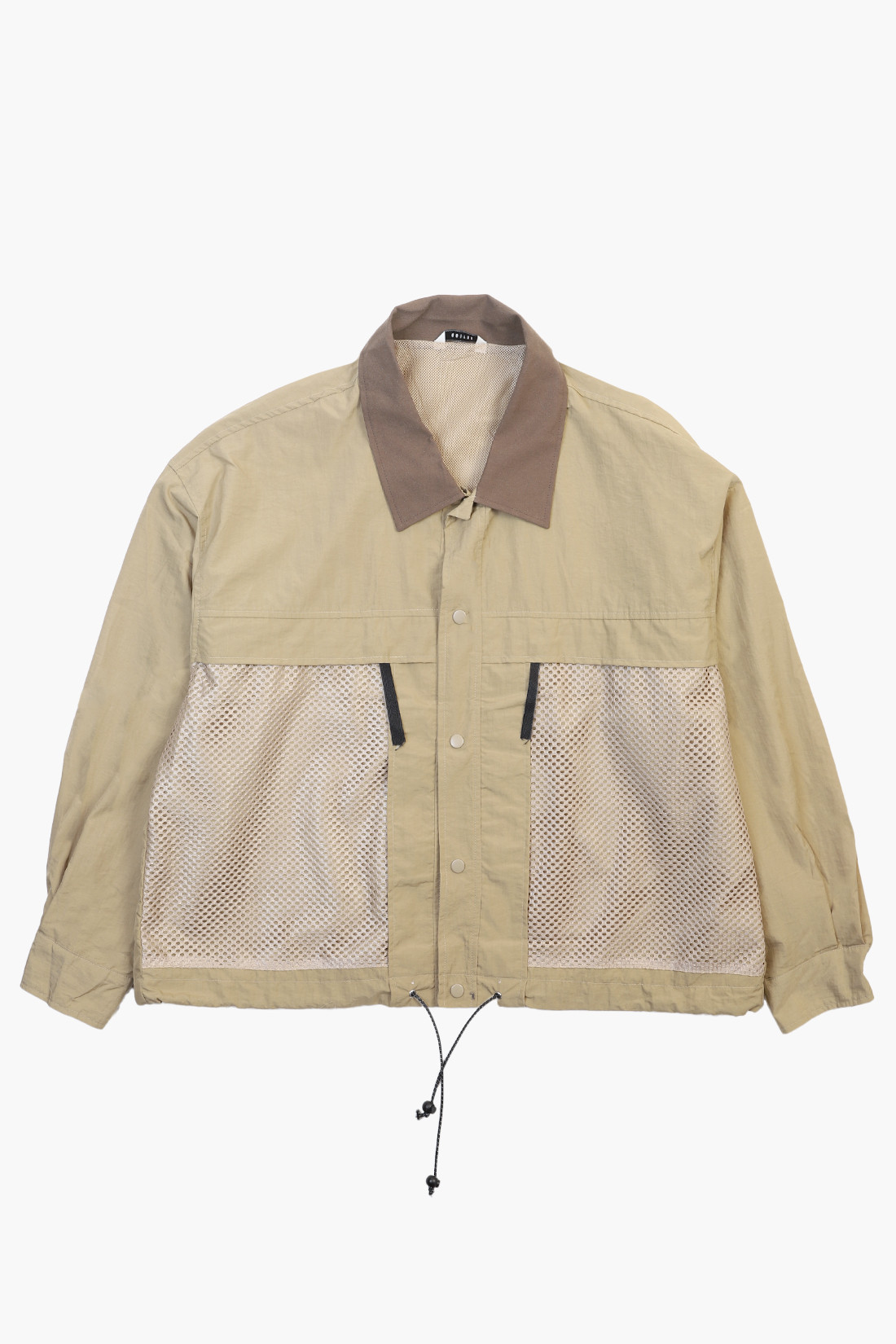 Umiyama mesh jacket Beige