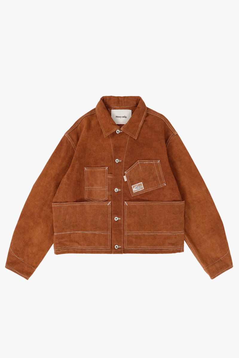 Station jacket Brown wonky