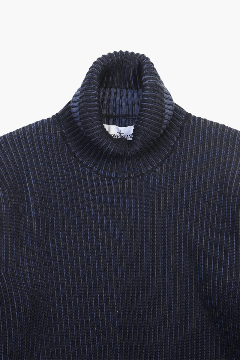 551c1 rollneck knit v0020 Blu scuro