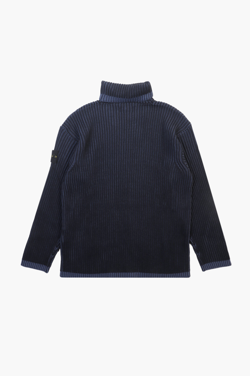 551c1 rollneck knit v0020 Blu scuro