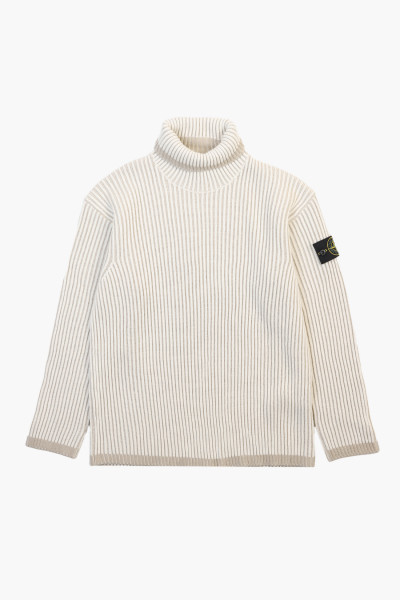 Stone island 551c1 rollneck knit v0099 Bianco naturale - GRADUATE ...