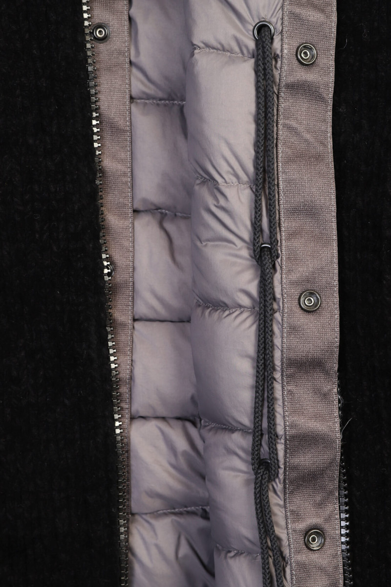 559a9 down jacket v0029 Nero