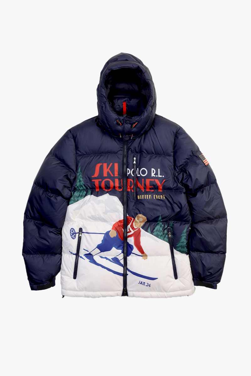 The gorham skier jacket Winter skier print