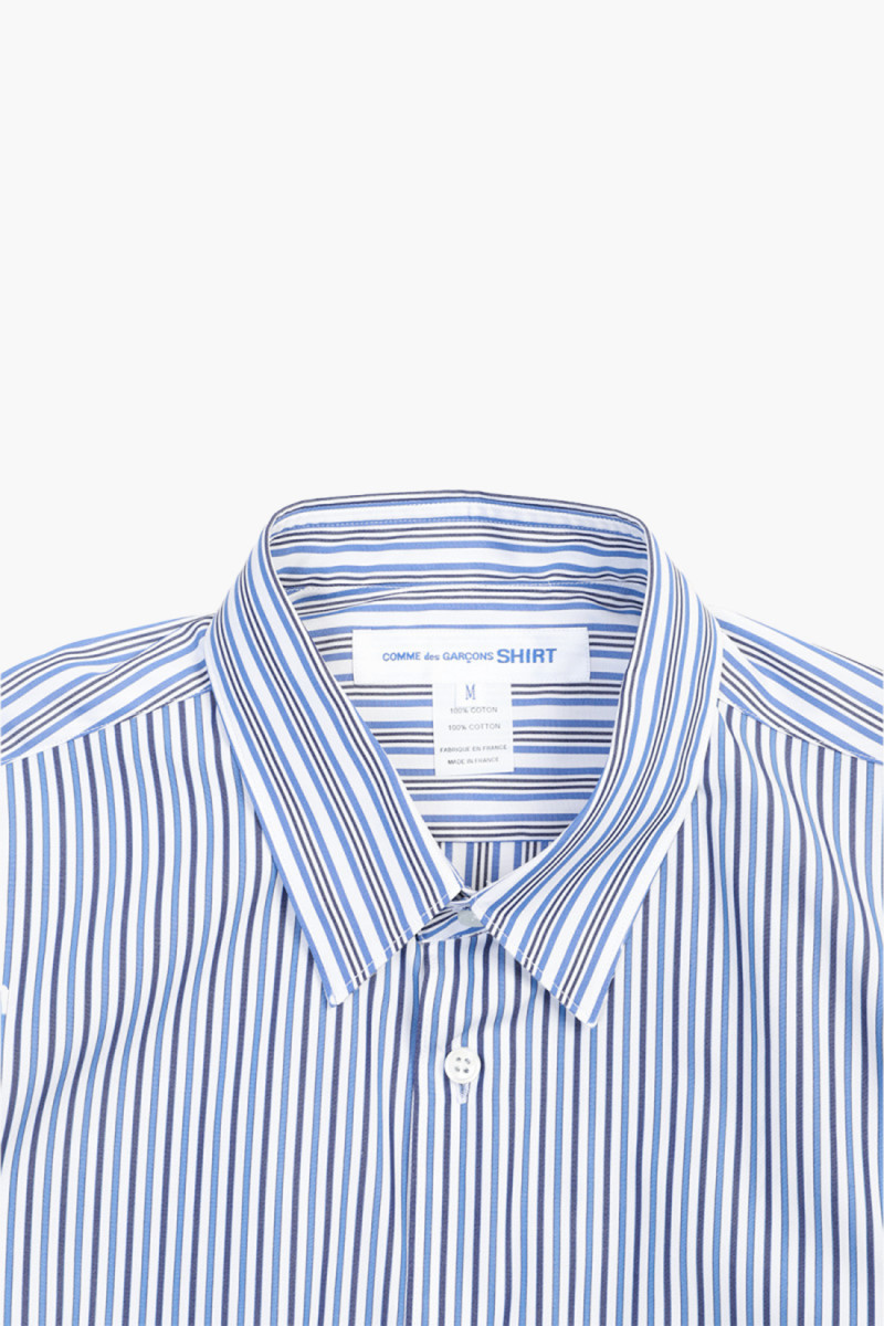 Mens shirt woven Stripe/mix 1