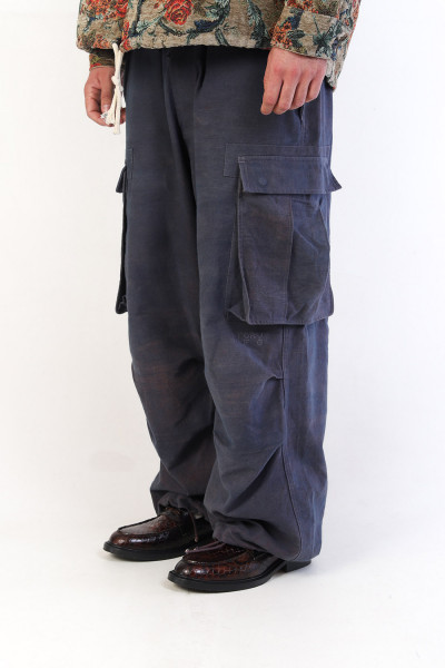 Story mfg. Peace pants Purple - GRADUATE STORE