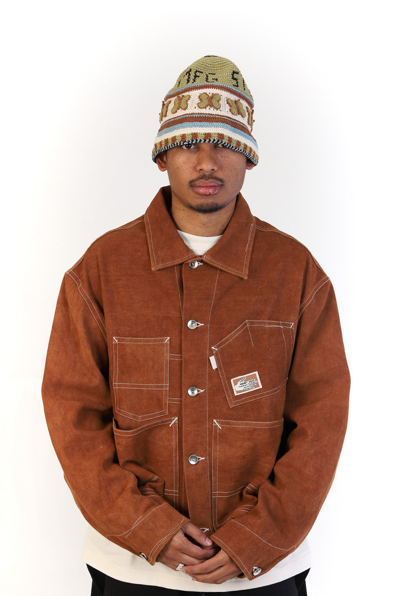 Station jacket Brown wonky