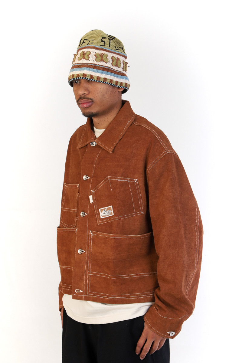 Station jacket Brown wonky