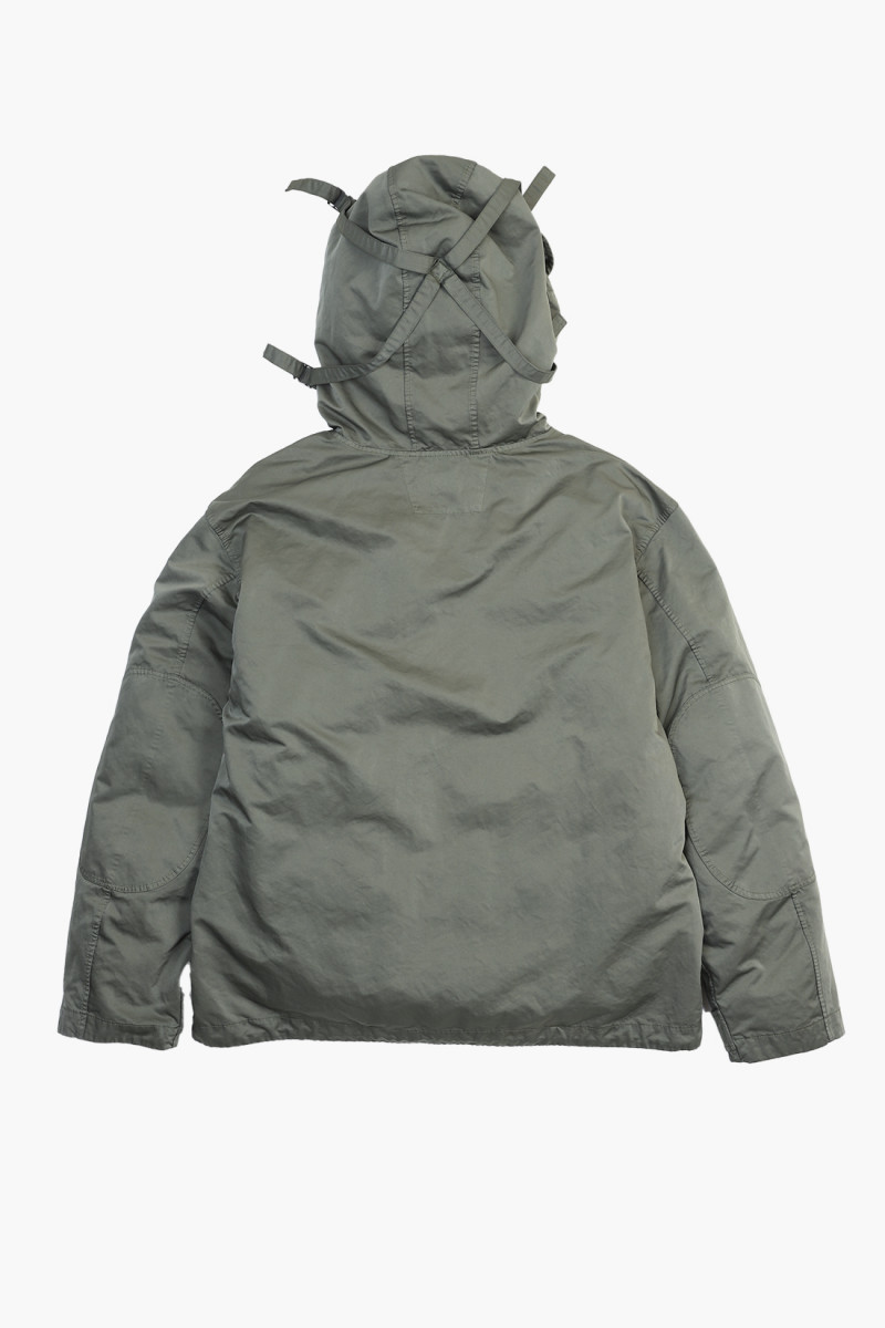 Micro kei hooded jacket Cypress/green