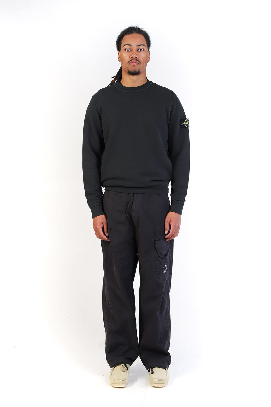 Microreps boxy lens cargo pant Black sand