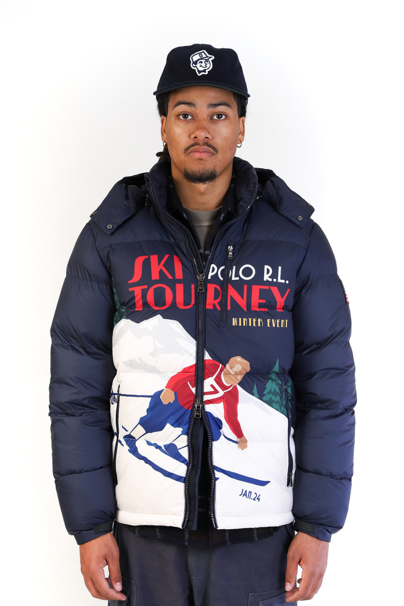 The gorham skier jacket Winter skier print