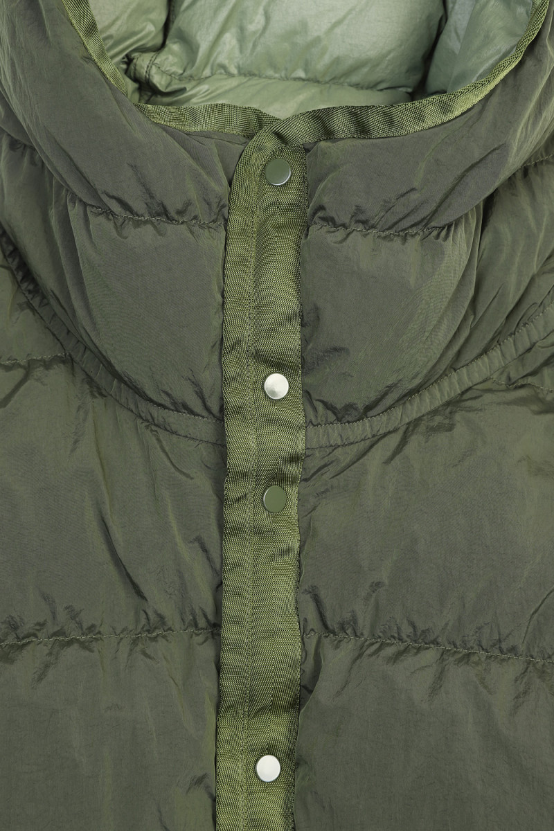 Micro kei hooded jacket Cypress/green