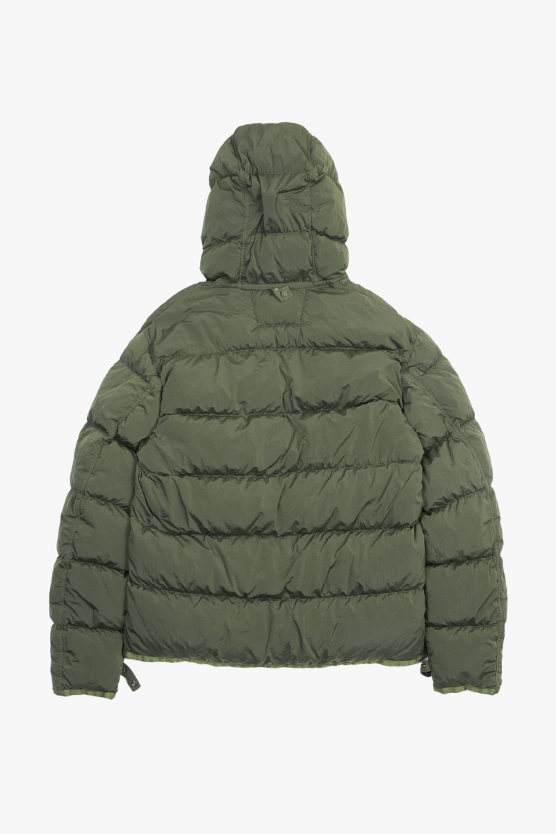 Micro kei hooded jacket Cypress/green