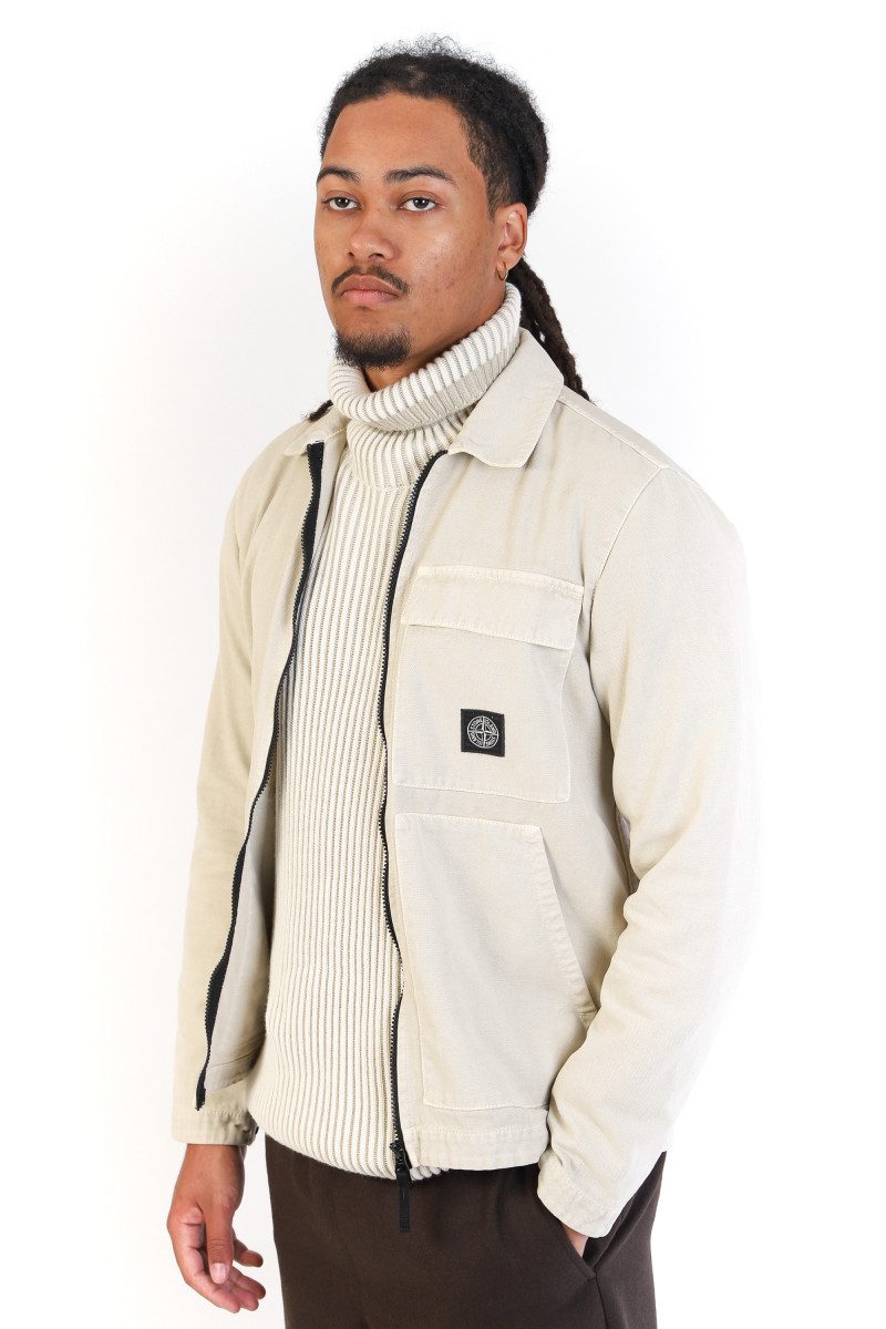 11501 overshirt canvas v0197 Stucco