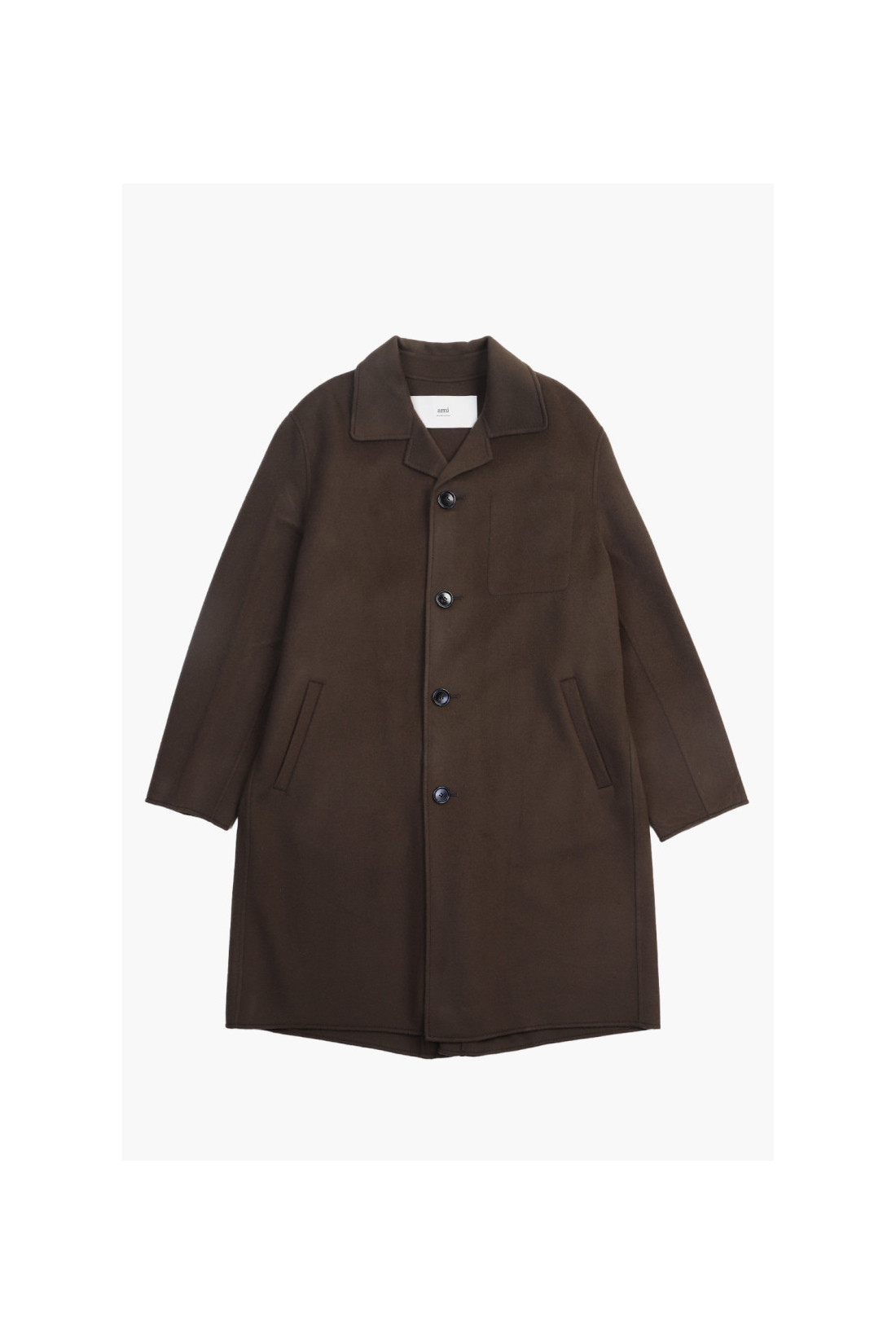 Manteau car coat ceinture Dark coffee