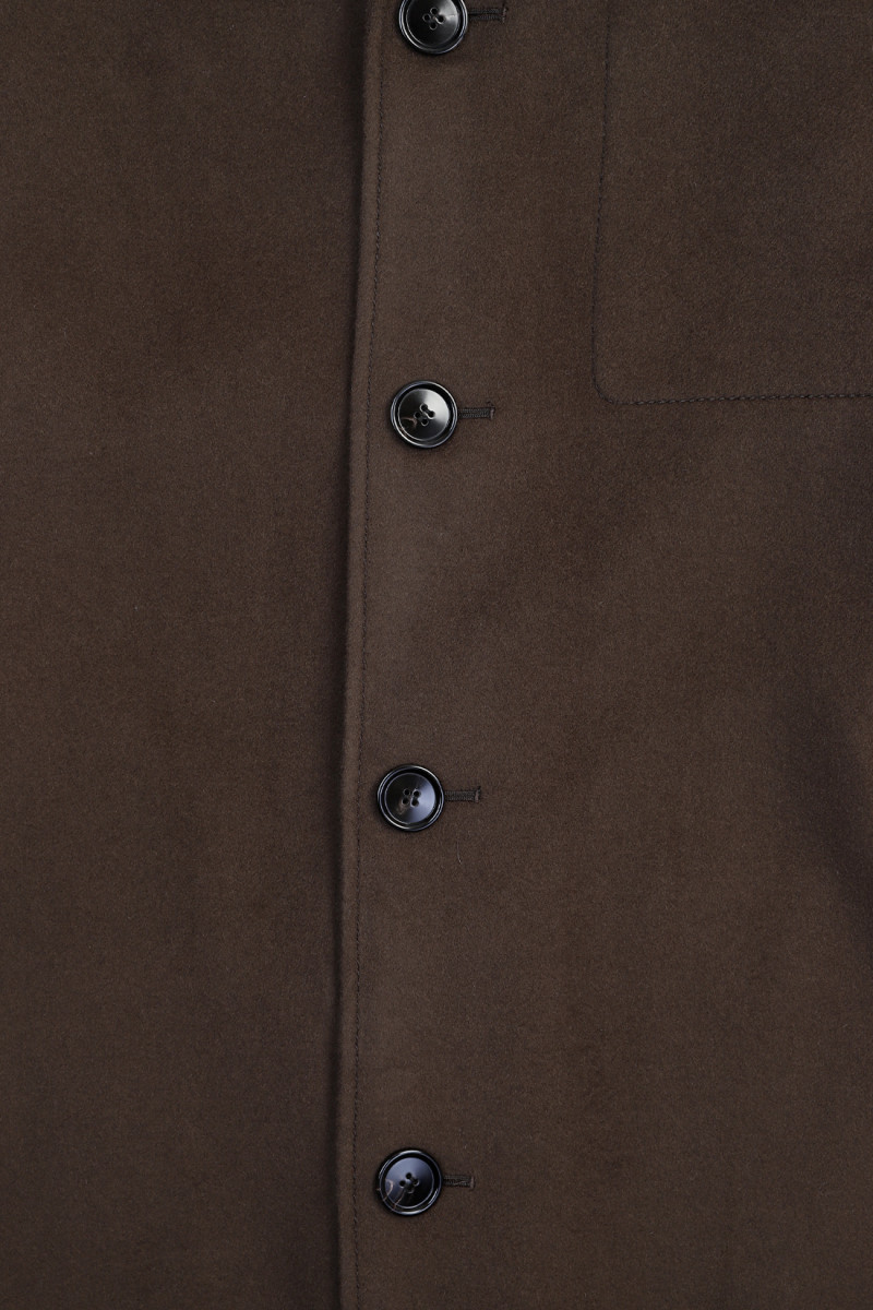 Manteau car coat ceinture Dark coffee