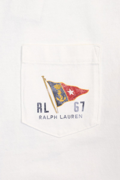 Polo ralph lauren Classic fit jersey graphic tee Deckwash white - ...