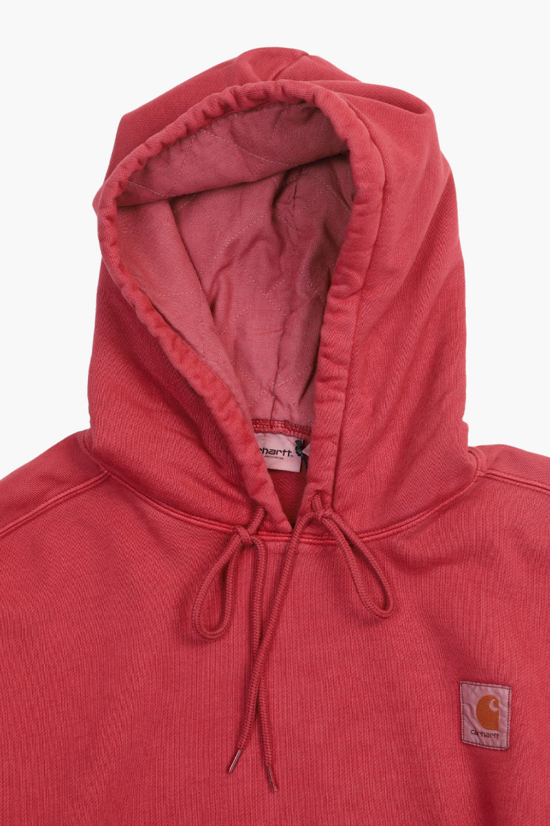 Hooded vista sweat Scarlet