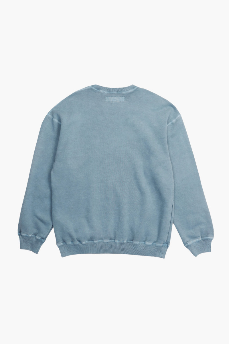 Pigment dyed sweat shirt ls Navy