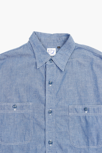 Orslow Chambray work shirt Chambray - GRADUATE STORE