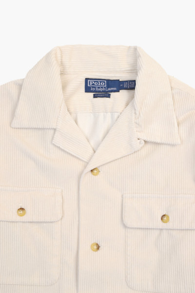 Polo ralph lauren Classic fit corduroy shirt Antique cream - ...