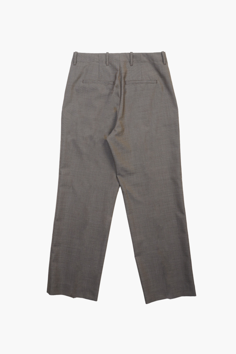 Borrowed chino Grey atom check wool