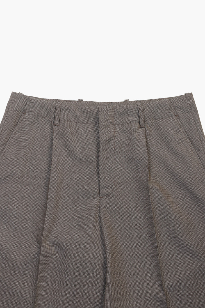 Borrowed chino Grey atom check wool