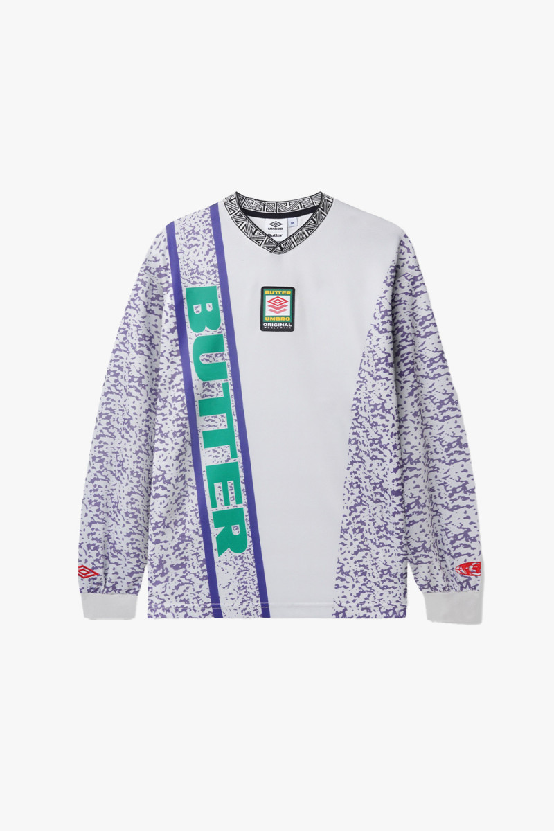 Goalie l/s jersey Cement/dusk