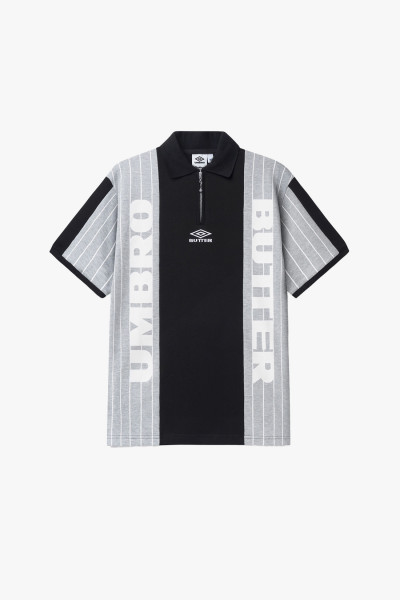 Butter x umbro Athletica s/s polo shirt Black - GRADUATE STORE