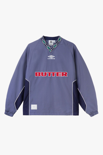 Butter x umbro Training pullover Slate/navy - GRADUATE STORE