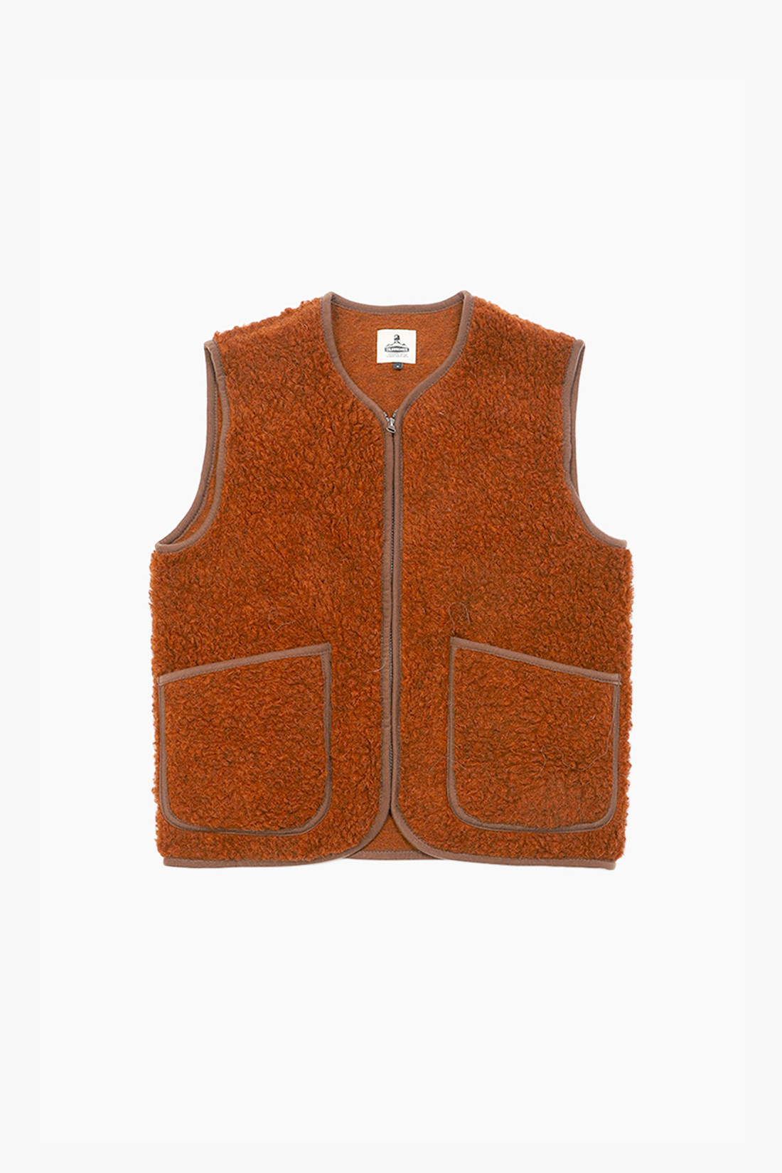 Pepitko vest Cognac