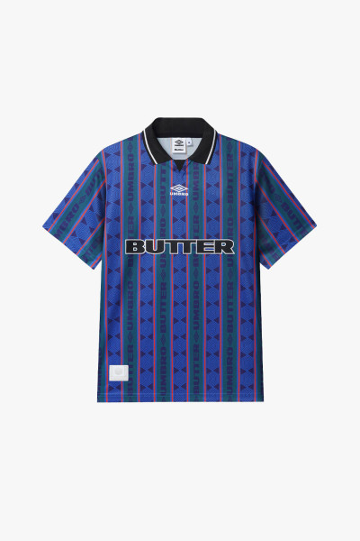 Butter x umbro Vert jersey Forest/cobalt - GRADUATE STORE