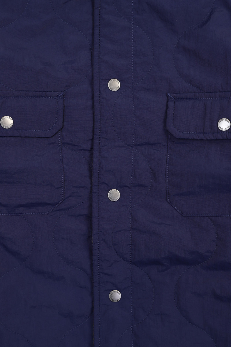 Reversible quilted overshirt Harding navy