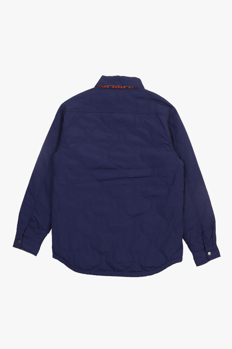 Reversible quilted overshirt Harding navy