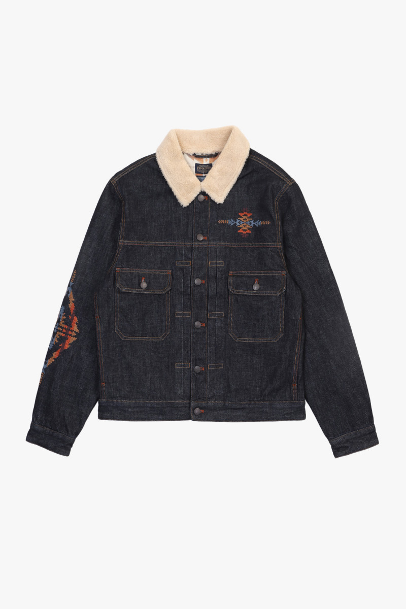 Needlework type ii jacket Indigo