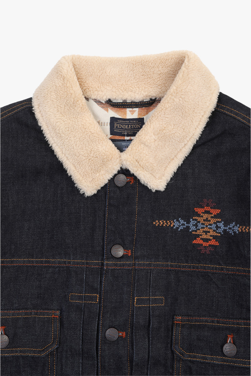 Needlework type ii jacket Indigo