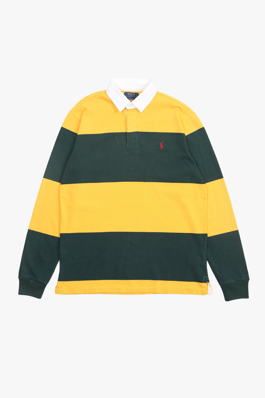 The iconic rugby shirt Moss agate/gold