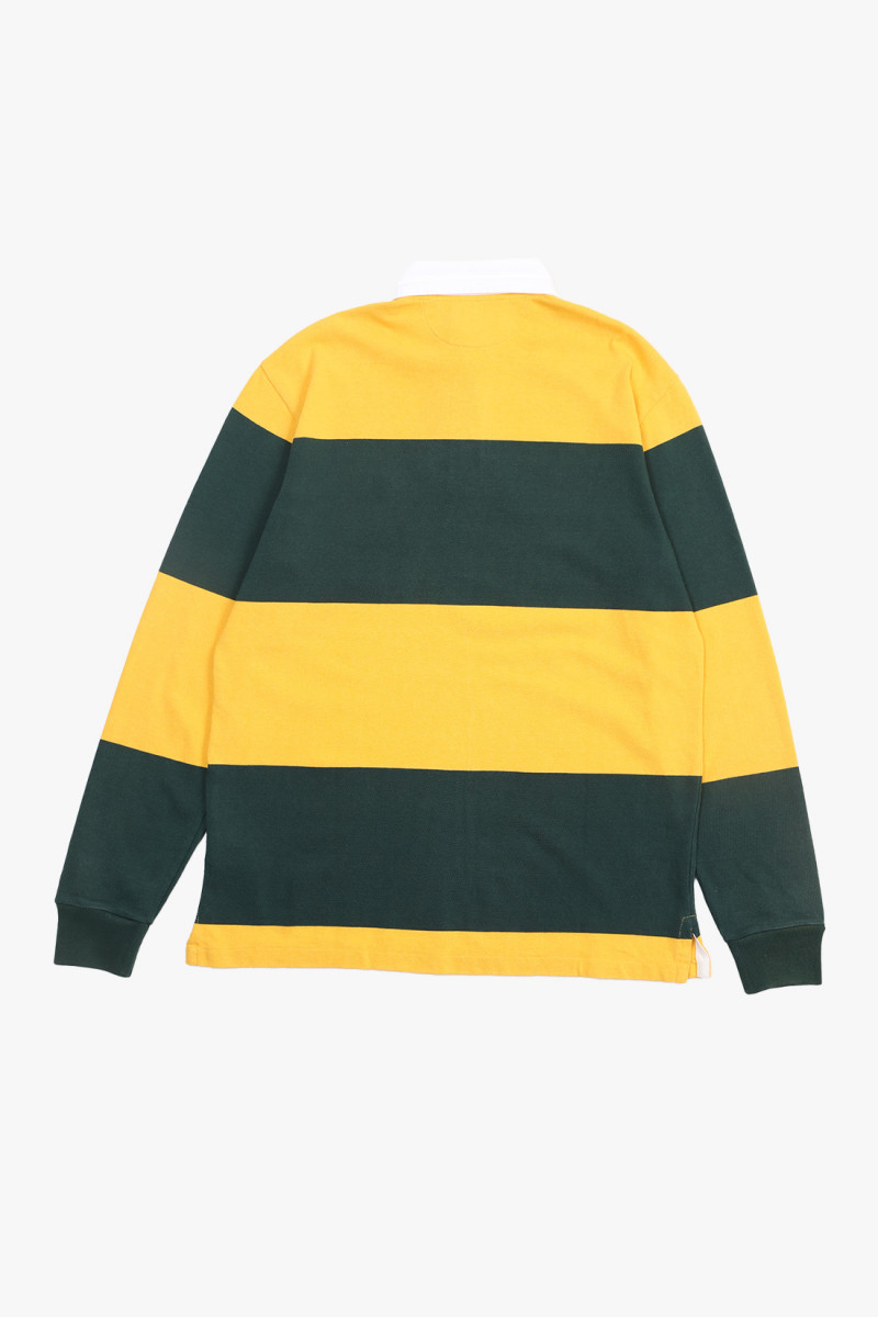 The iconic rugby shirt Moss agate/gold