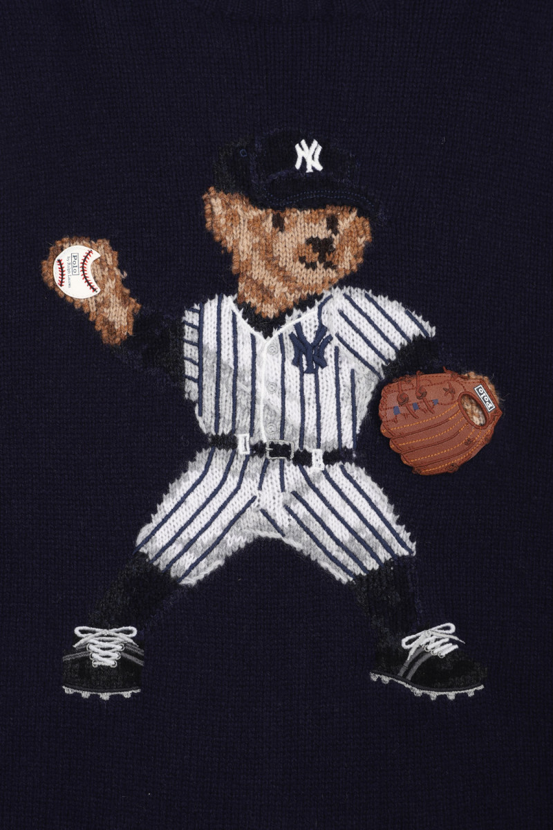 Polo bear yankees knit sweater Bear navy combo