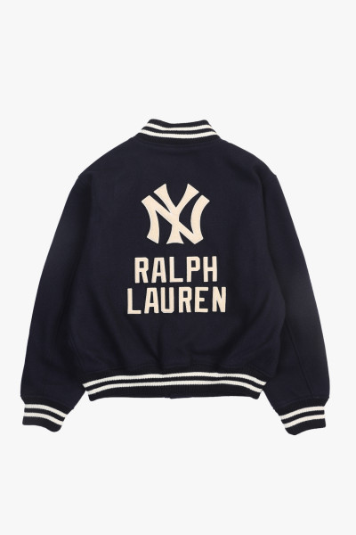 Polo ralph lauren Yankees bomber wool jacket Navy - GRADUATE STORE