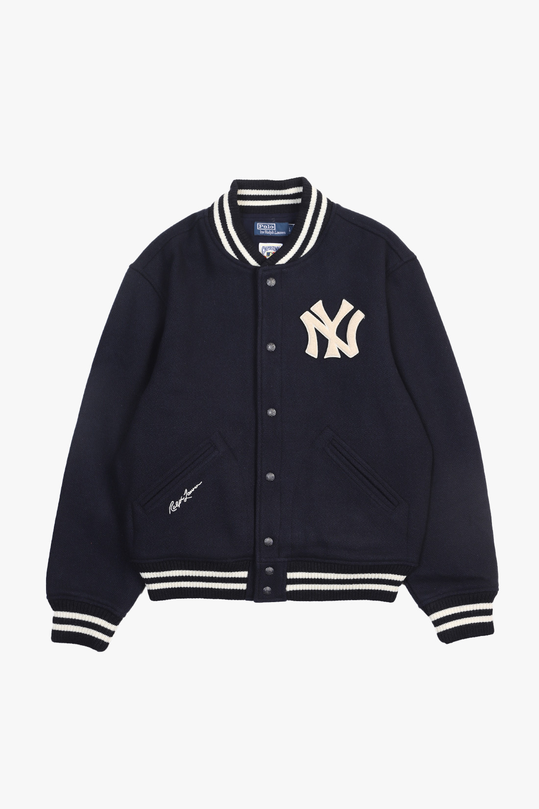 Yankees bomber wool jacket Navy