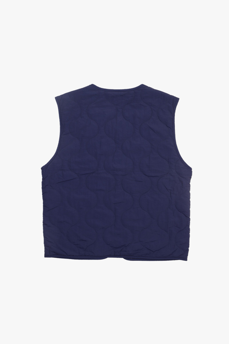 Reversible quilted vest Harding navy