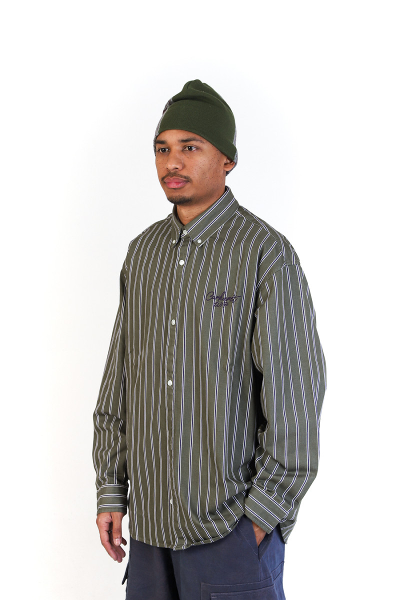 L/s signature shirt Betz stripe/green