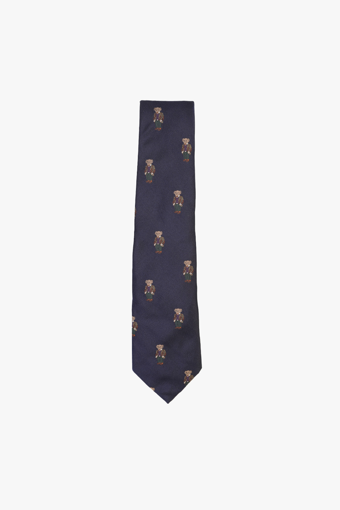 Polo bear neck tie Navy