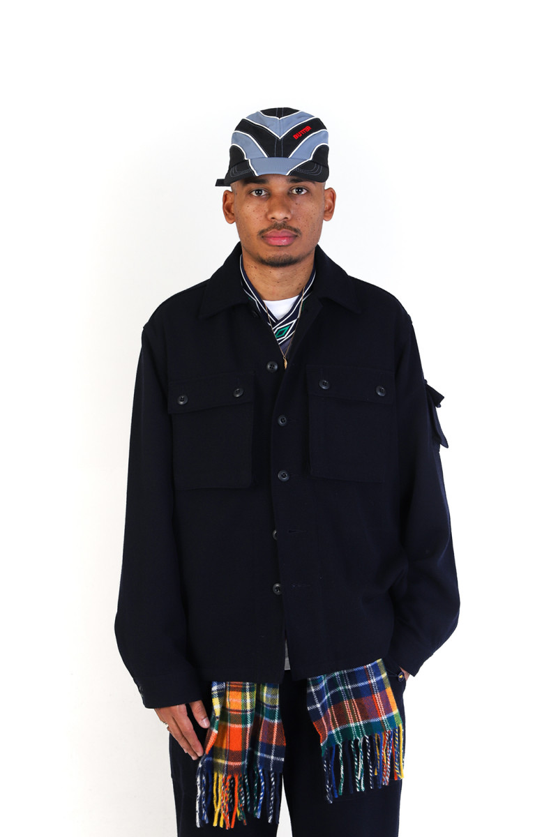 Mil sh jacket wool Navy