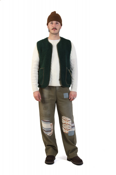 Pepitko vest Dark green