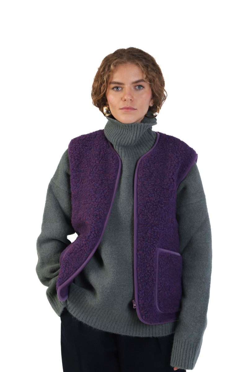 Pepitko vest Violet