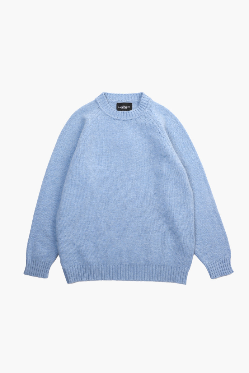 Lowther 47097 raglan sweater Glacier